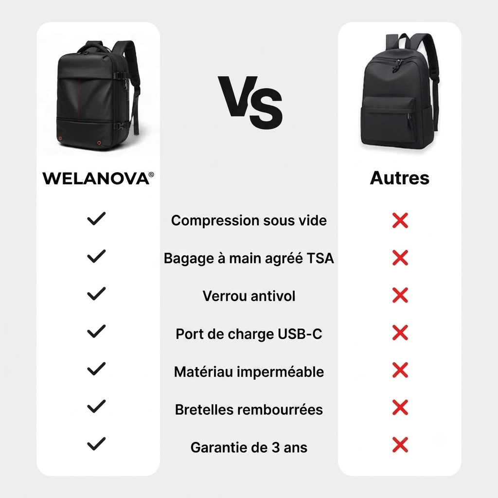 Sac de Voyage Welanova® 40L