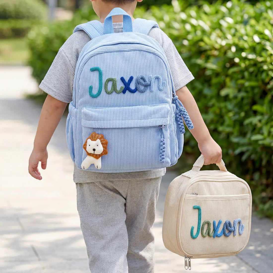 Sac à Dos en velours pour enfant personnalisable