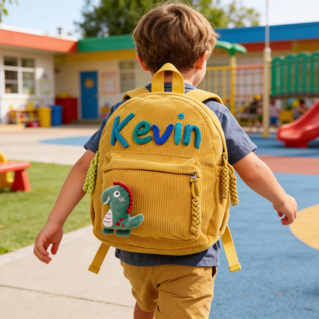 Sac à Dos en velours pour enfant personnalisable