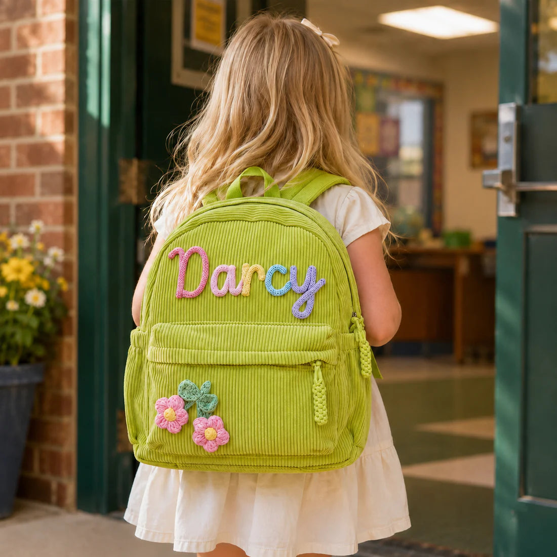 Sac à Dos en velours pour enfant personnalisable